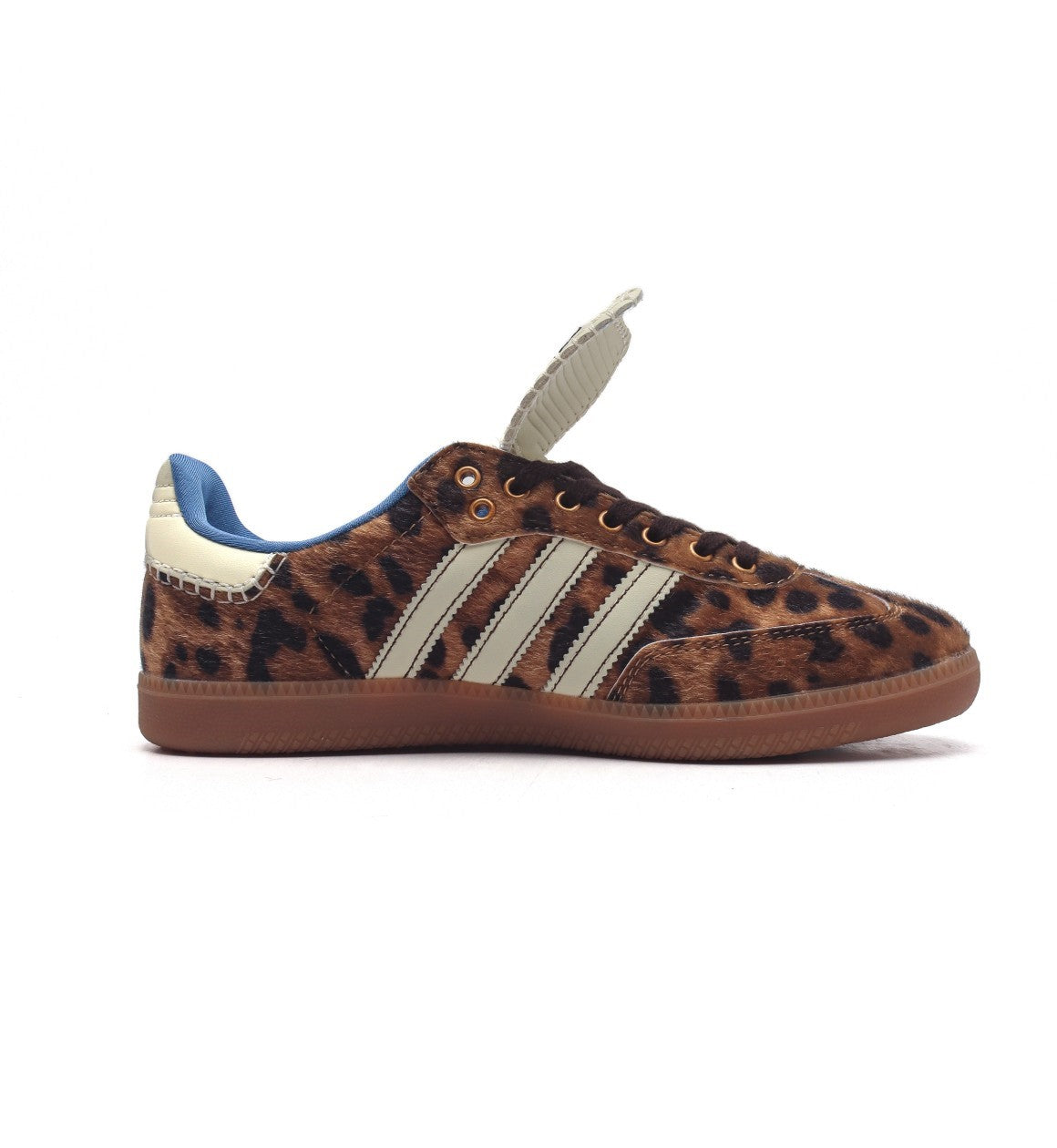 ADDS Wales Bonner Samba Leopard Pony Sneakers